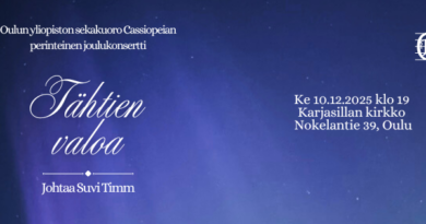 Tähtien valoa – Cassiopeian perinteinen joulukonsertti