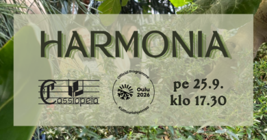 Harmonia – Campus as a Stage After Work goes Tutkijoiden yö Harmonia – Campus as a Stage After Work goes Tutkijoiden yö