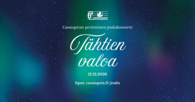 Tähtien valoa – Cassiopeian perinteinen joulukonsertti
